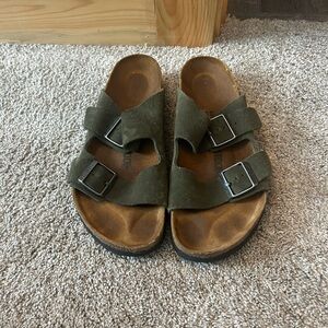 Green Birkenstocks